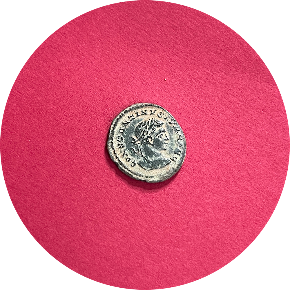 Constantine I,
Constantinian Dynasty,
Roman Bronze,
Nummus,
Londinium Mint, PLON ⏝,
ca. 307-337AD
(N)