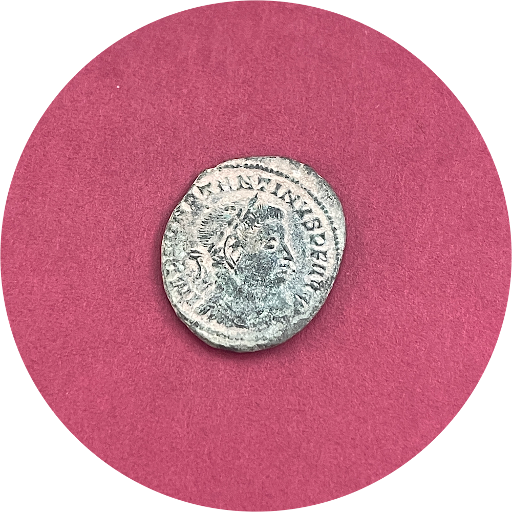 Constantine I,
Constantinian Dynasty,
Roman Bronze,
Follis,
ca. 306-337AD
(N)