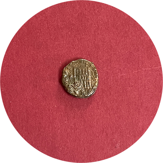 Valentinian III,
Valentinian dynasty, Roman Bronze AE3,
Half Centenionalis, 
Rome Mint,
ca. 430-435AD
(N)