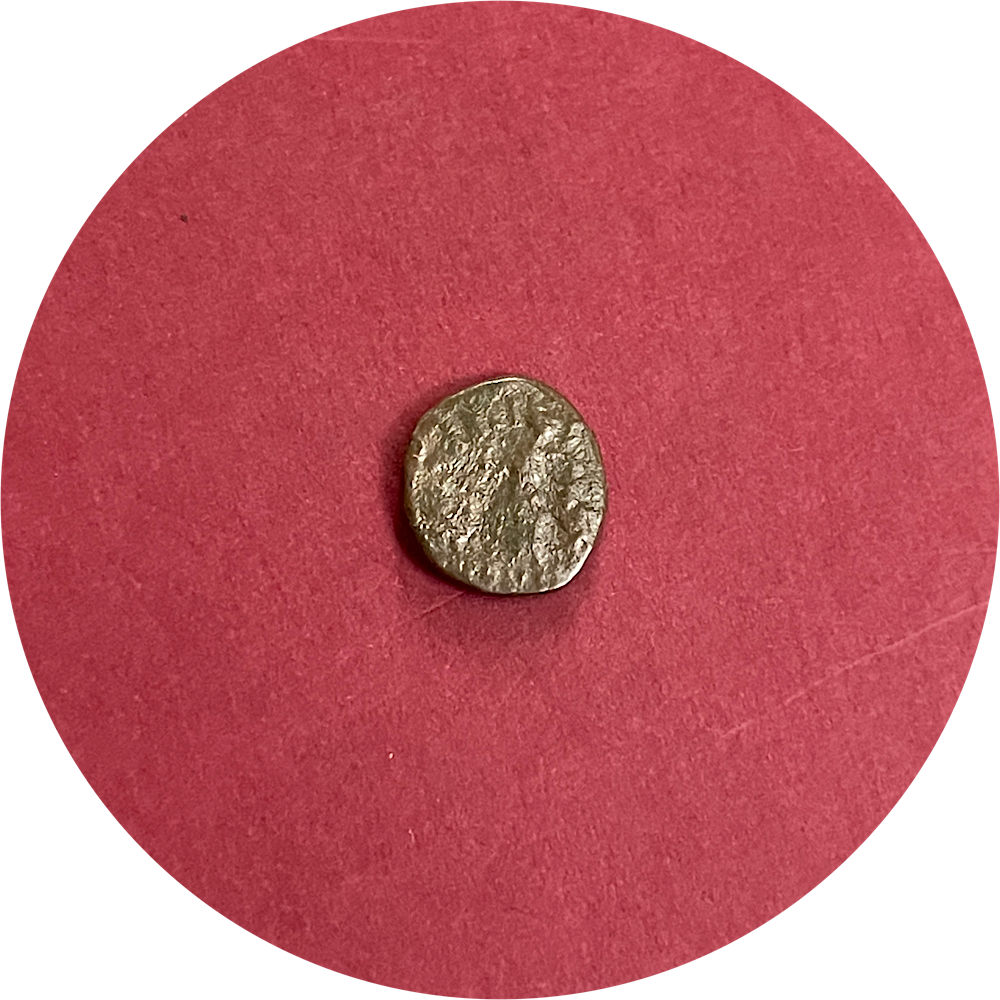 Arcadius,
Theodasian Dynasty,
Roman Bronze AE4,
Half Centenionalis, 
Thessalonica Mint,
ca. 388-393AD
(N)