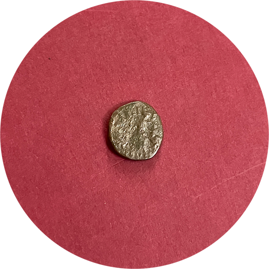 Arcadius,
Theodasian Dynasty,
Roman Bronze AE4,
Half Centenionalis, 
Thessalonica Mint,
ca. 388-393AD
(N)