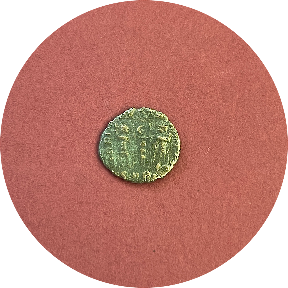 Constans,
Constantinian Dynasty
Roman Billon,
Centenionalis, 
Alexandria Mint SMAL,
ca. 337-340AD 
(N)