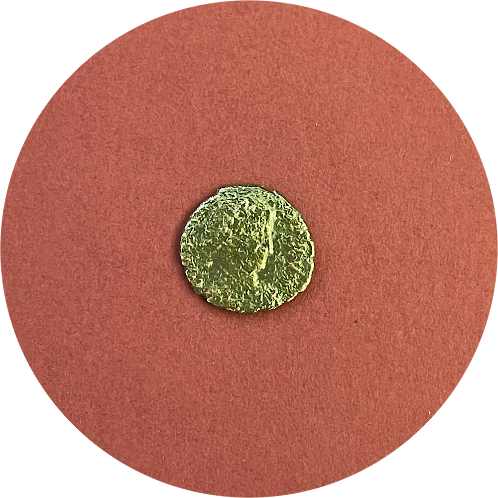 Constans,
Constantinian Dynasty
Roman Billon,
Centenionalis, 
Alexandria Mint SMAL,
ca. 337-340AD 
(N)