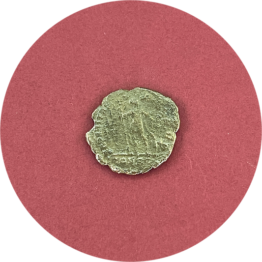 Constans,
Constantinian Dynasty
Roman Billon,
Quarter Maiorina, 
Constantinople Mint CONSΓ,
ca. 340-350AD 
(N)