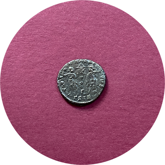 Constans,
Constantinian Dynasty
Roman Billon,
Centenionalis, 
Siscia mint ΓSIS,
ca. 337-340AD 
(N)