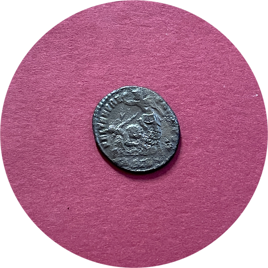 Constantius II,
Constantinian Dynasty,
Roman Billon,
Maiorina, 
Siscia mint ASIS,
ca. 337-361AD 
(N)