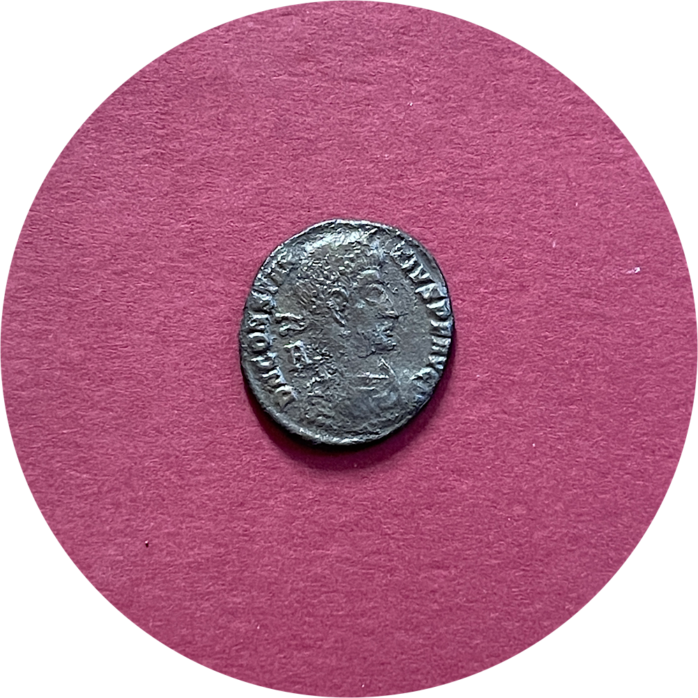 Constantius II,
Constantinian Dynasty,
Roman Billon,
Maiorina, 
Siscia mint ASIS,
ca. 337-361AD 
(N)