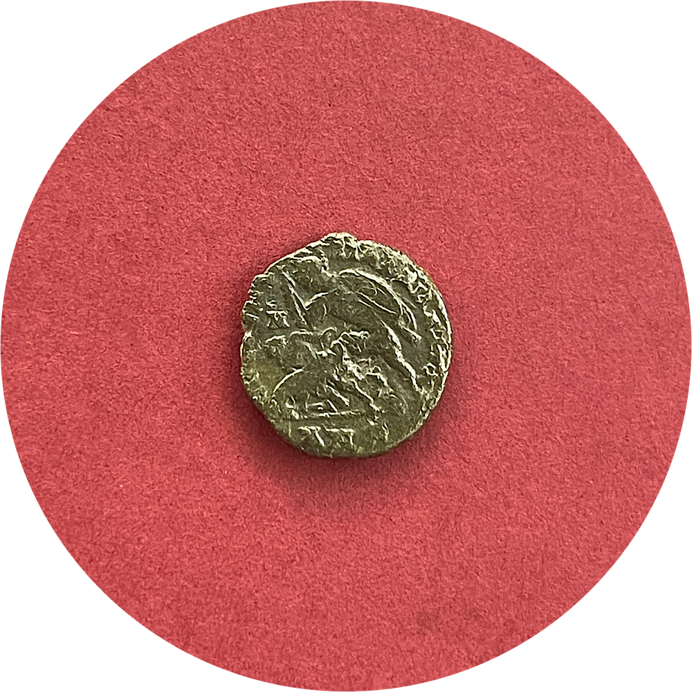 Constantius II,
Constantinian Dynasty,
Roman Bronze,
Maiorina,
Cyzicus mint SMK,
ca. 337-361AD (N)