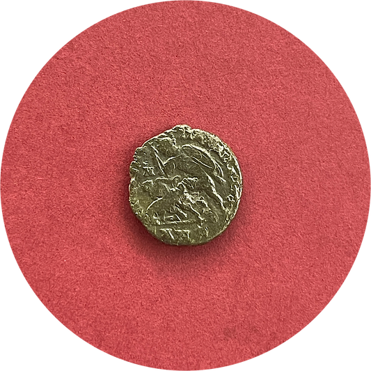 Constantius II,
Constantinian Dynasty,
Roman Bronze,
Maiorina,
Cyzicus mint SMK,
ca. 337-361AD (N)