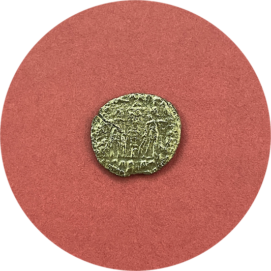 Constantine II,
Constantinian Dynasty,
Roman Billon,
Centenionalis,
Thessalonica mint SMTSA,
ca. 337-340AD  (N)