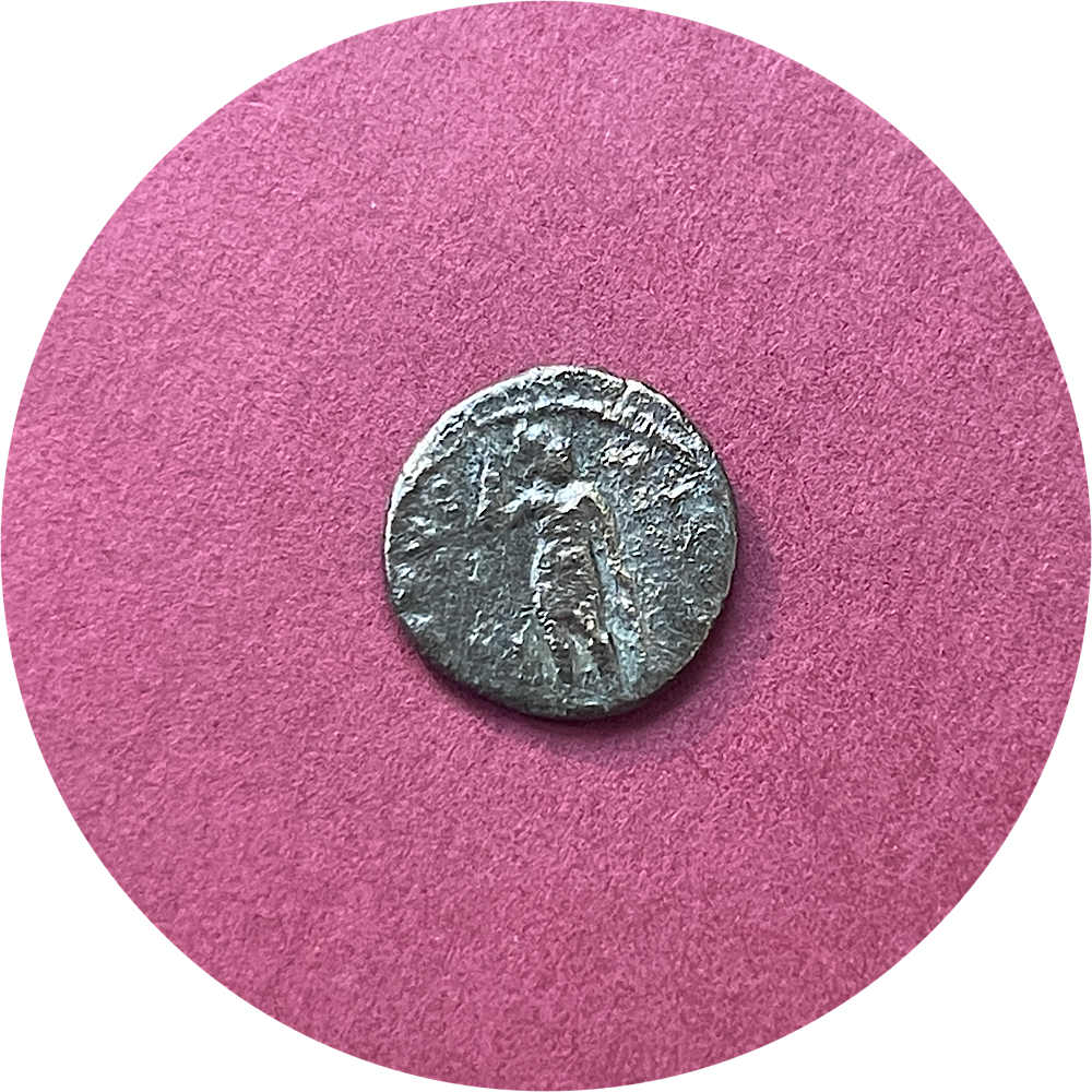 Constantine II,
Constantinian Dynasty,
Roman Billon,
Centenionalis,
Treveri mint TRP,
ca. 337-340AD  (N)