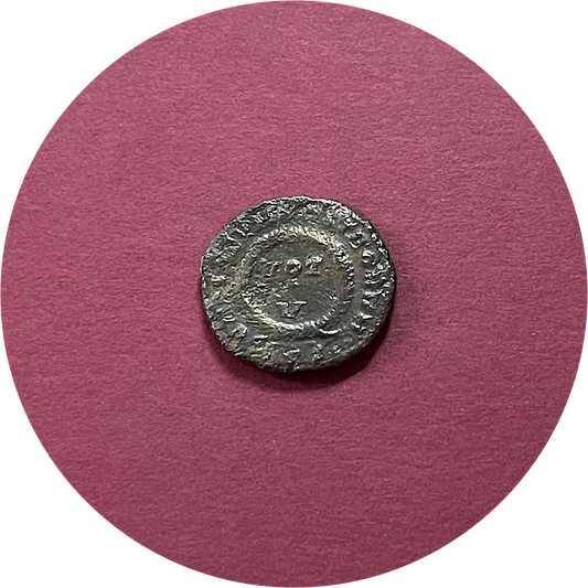 Crispus,
Roman Caesar,
Constantinian Dynasty,
Roman Billon,
Centenionalis,
ca. 317-326AD  (N)