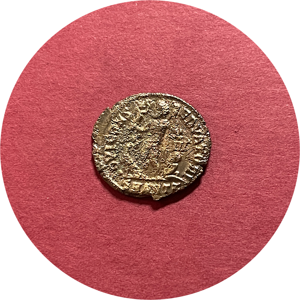 Licinius I,
Roman Billon,
Follis, 
Antioch Mint SMANTϵ,
ca. 321-323AD  (N)