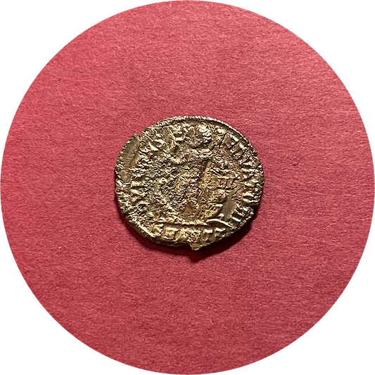 Licinius I,
Roman Billon,
Follis, 
Antioch Mint SMANTϵ,
ca. 321-323AD  (N)