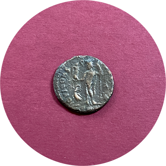 Licinius I,
Roman Billon,
Follis, 
Antioch Mint SMNA
ca. 311AD  (N)