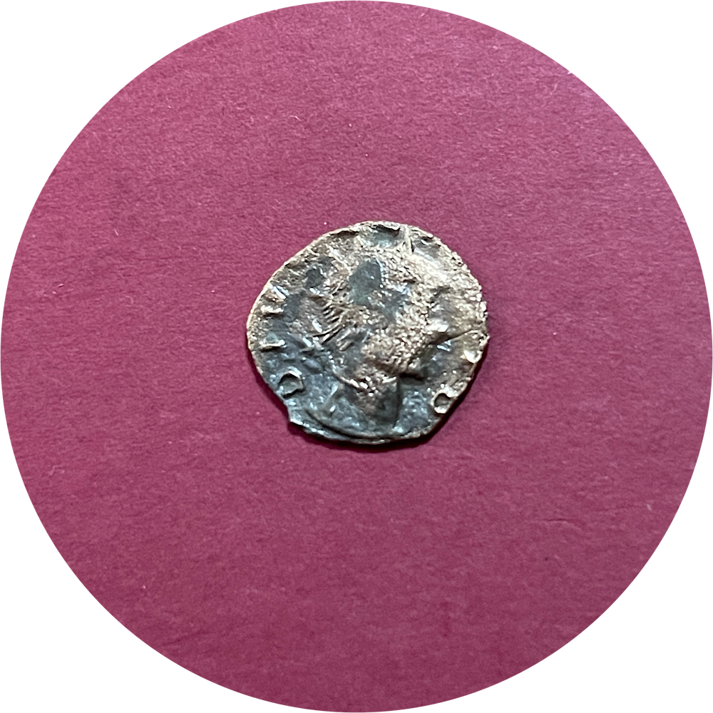 Claudius II, Gothicus, 
Roman Billon,
Antoninianus, 
Rome mint,
ca. 268-270AD  (N)