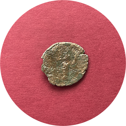 Faustina II, 
Roman Empress,
Nerva–Antonine dynasty,
Roman Brass,
Dupondius, 
Rome mint,
ca. 147-175AD  (N)