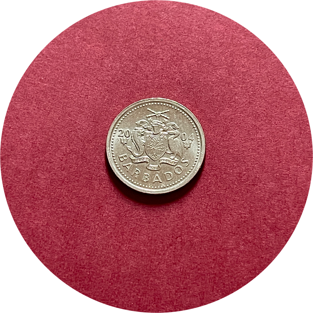 Elizabeth II,  Ten Cents,  Barbados,  2004 (N)