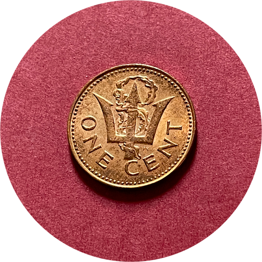 Elizabeth II,  One Cent,  Barbados,  1979 (N)