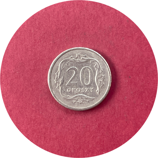 Poland,  Twenty Groszy,  20 Groszy,  1992 (N)