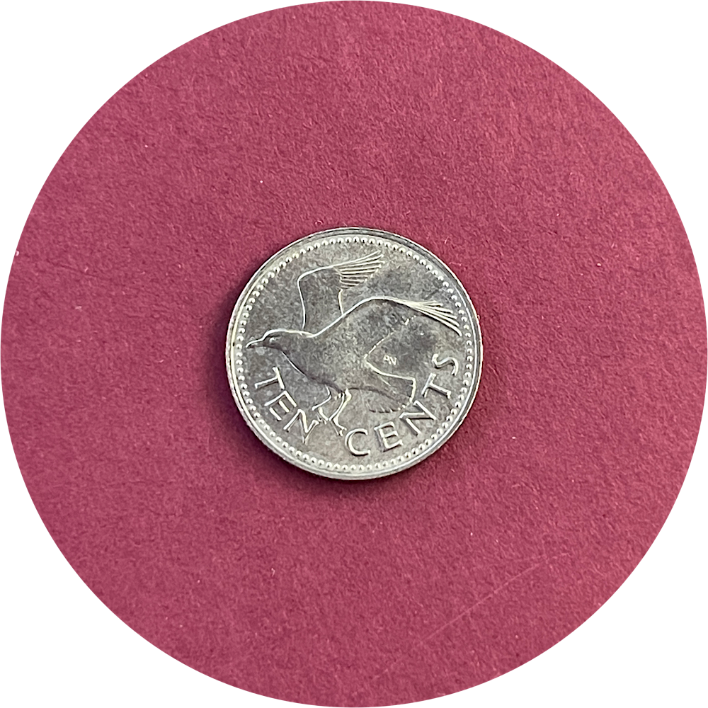 Elizabeth II,  Twenty Five Cents,  Barbados,  1973 (N)