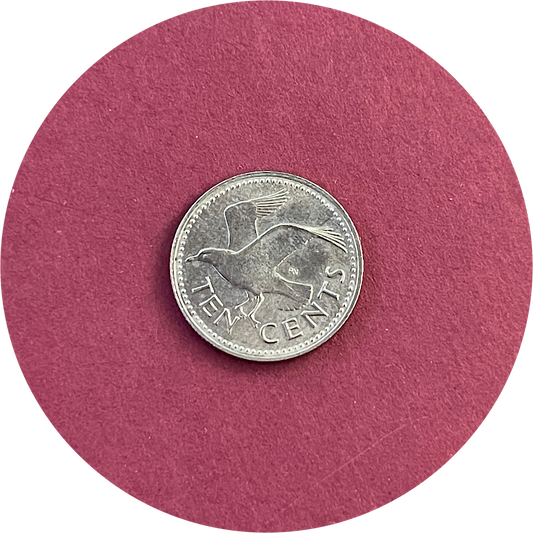 Elizabeth II,  Twenty Five Cents,  Barbados,  1973 (N)