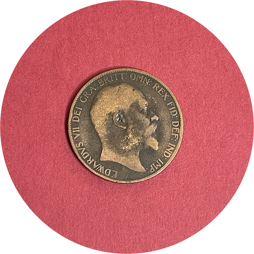 Edward VII, One Penny, 1904 (B)