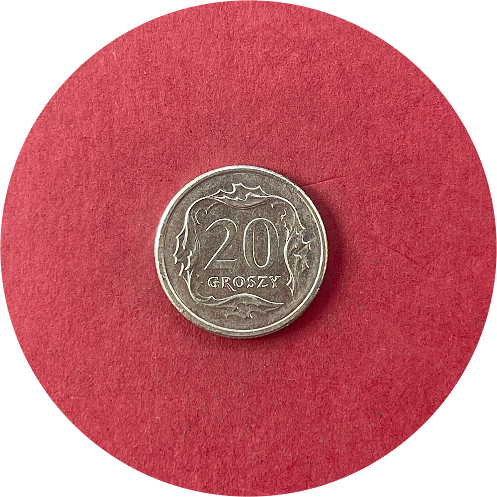 Poland,  Twenty Groszy,  20 Groszy,  2009 (N)