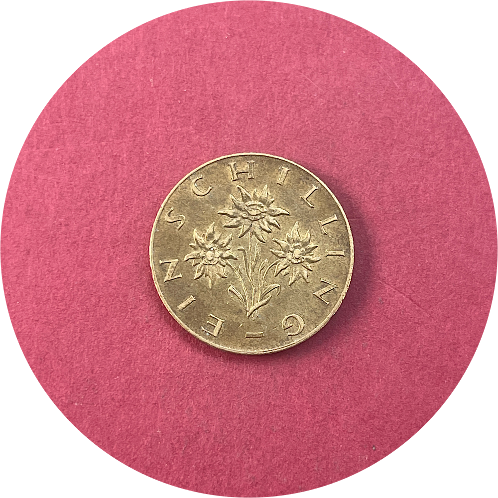 Austria,  One Schilling,  1 Schilling,  1959 (N)