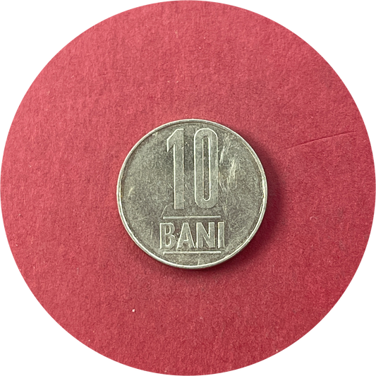 Romania,  Ten Bani,  10 Bani,  2005 (N)