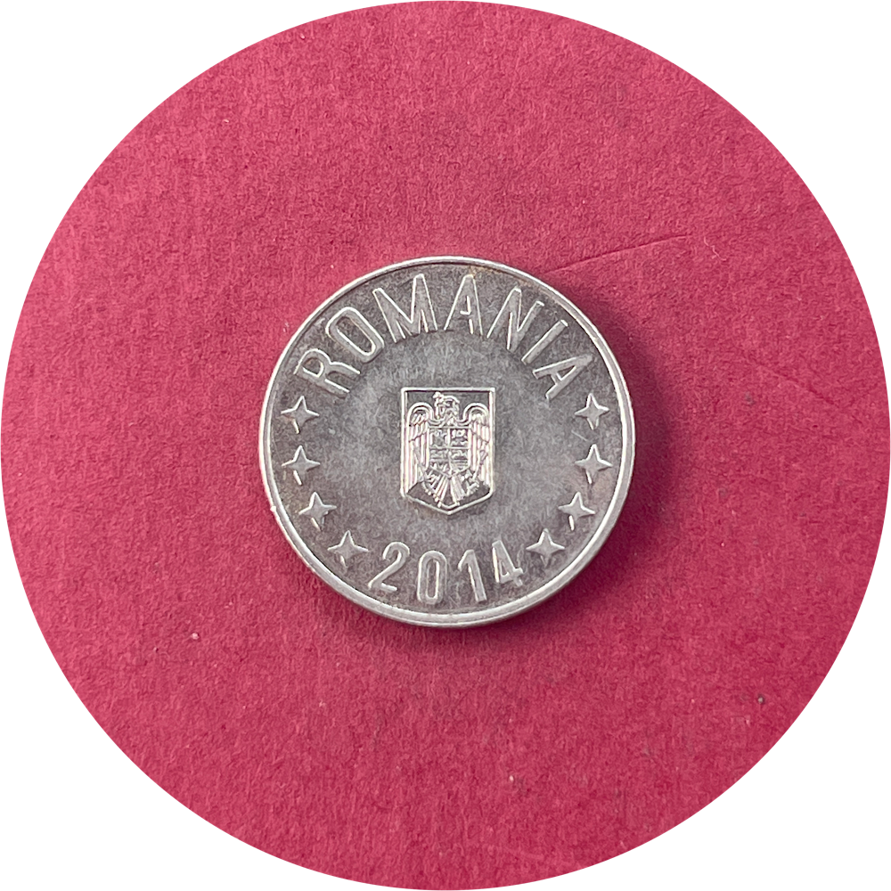 Romania,  Ten Bani,  10 Bani,  2014 (N)