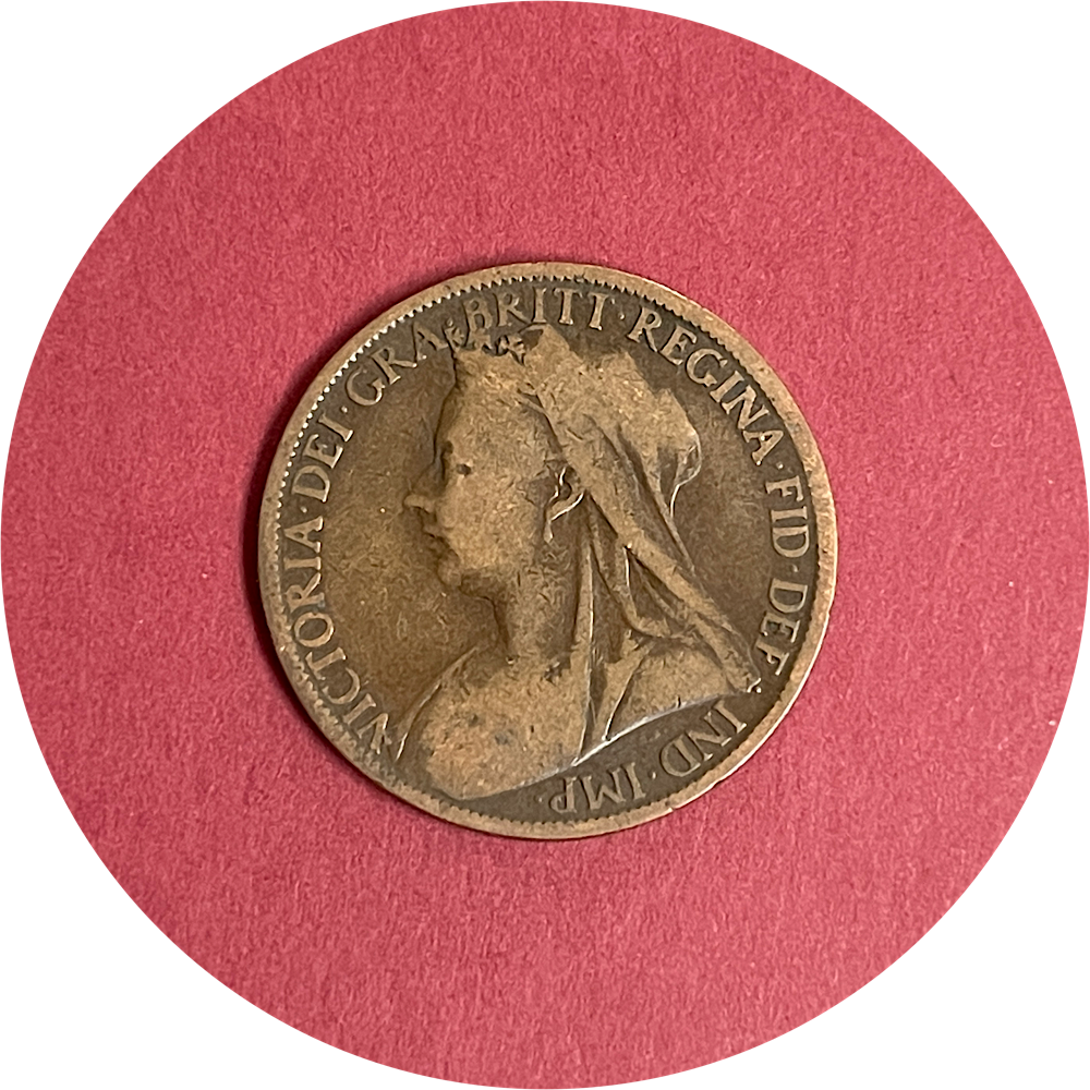 Victoria, One Penny, 1901 (B)