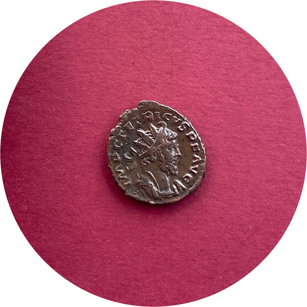 Tetricus I, Gallic Empire, Roman Billon,  Antoninianus,  273-274AD (N)