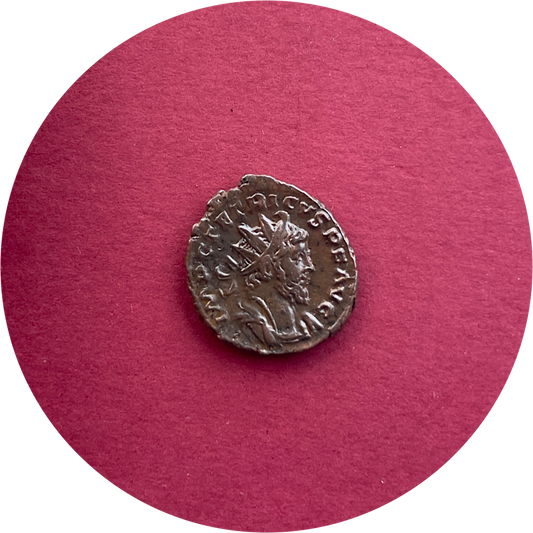 Tetricus I, Gallic Empire, Roman Billon,  Antoninianus,  273-274AD (N)