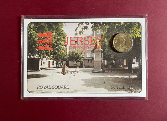 Elizabeth II,  One Pound,  Jersey,  Presentation Set,  Uncirculated Single Coin,  1983 (B)