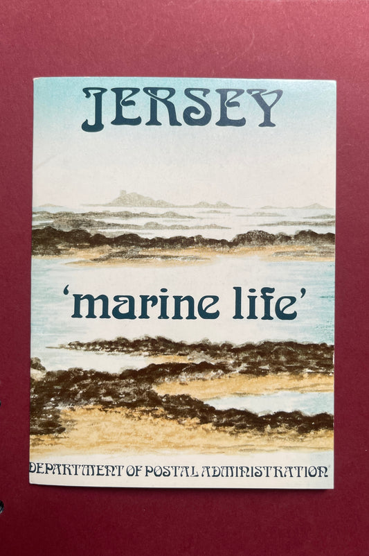 Elizabeth II,  Marine Life Stamp Set,  Unmounted,  4 Stamps,  Jersey,  1973